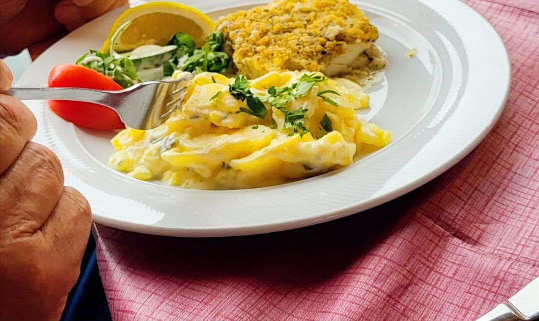 Fisch mit Kartoffelsalat